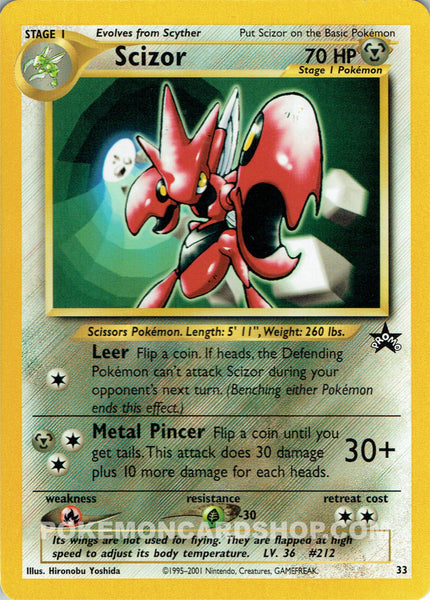 # 33 Scizor Promo Pokemon Card Nr Mint - Mint