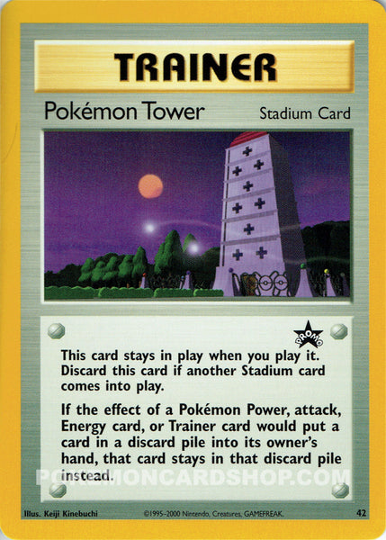# 42 Pokemon Tower Promo Pokemon Card Nr Mint - Mint
