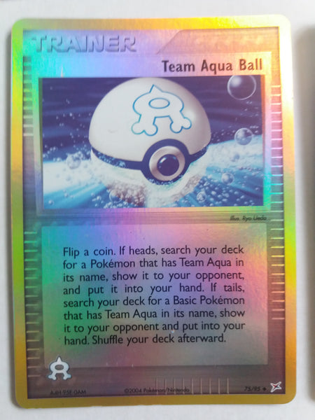 75/95 Team Aqua Ball Reverse Holo “EX Team Magma vs Team Aqua” Nr. Mint – Mint