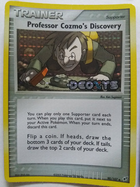 90/107 Professor Cozmo’s Discovery “EX Deoxys” Reverse Holo Nr. Mint – Mint