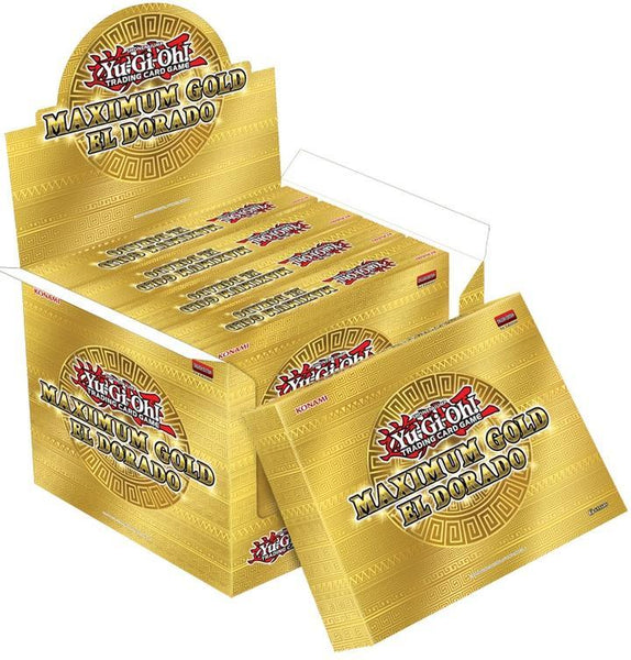 Yu-Gi-Oh Maximum Gold El Dorado Box Contains 4 Booster Packs in box