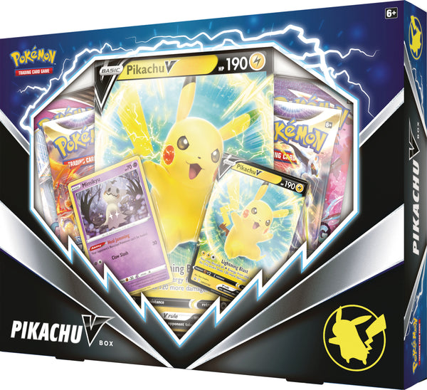 2022 Pikachu V Box inc 4 Booster Packs 3 X Promo Pokemon Cards