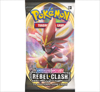 Pokemon Rebel Clash Single Booster Pack (Random).