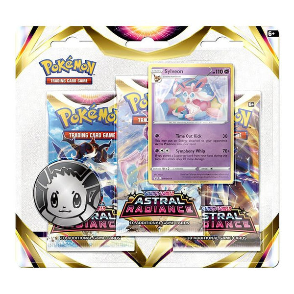 Pokemon Astral Radiance Triple Booster Packs With Promo Eevee Or Sylveon