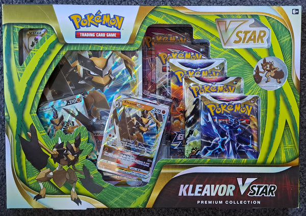 Pokemon Kleavor Vstar Premium Collection Box Pokemon Cards