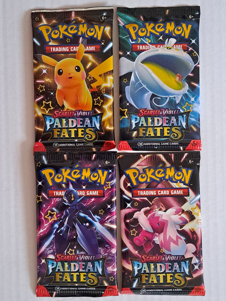 1 x Pokemon Paldean Fates Single Booster Pack (Random Arts)