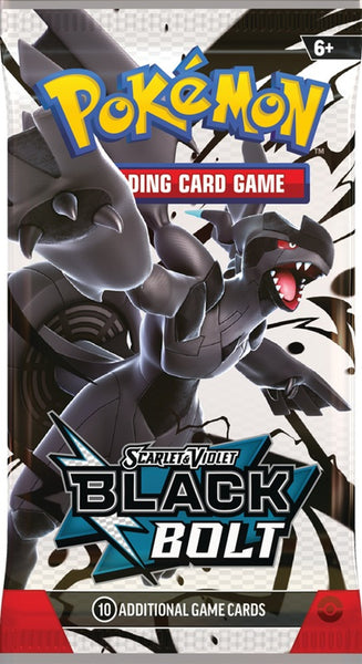 Pokemon 1 x SV10.5 Black Bolt Booster Pack (Random Art)