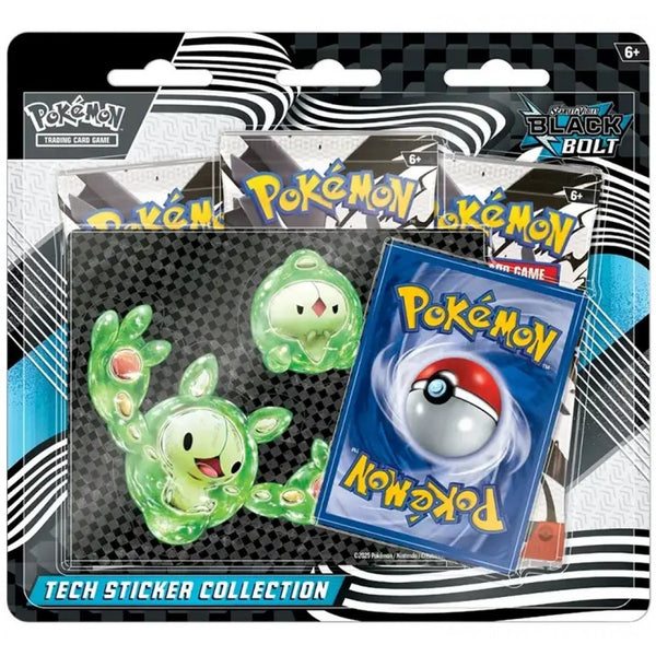 Pokemon Scarlet & Violet 10.5 Black Bolt Tech  Stickers Collection Reuniclus