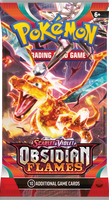Pokemon 1 x SV3 Obsidian Flames Singles Booster Pack (Random Art)