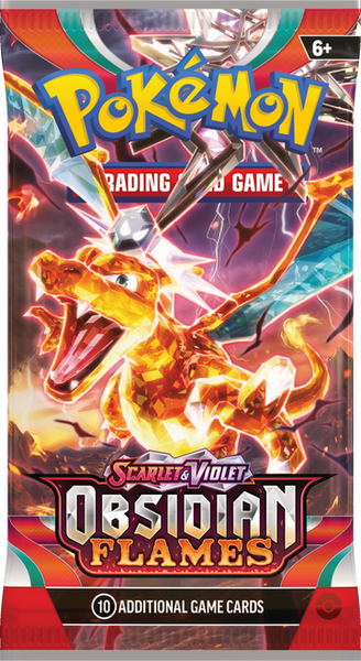 Pokemon 1 x SV3 Obsidian Flames Singles Booster Pack (Random Art)