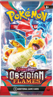 Pokemon 1 x SV3 Obsidian Flames Singles Booster Pack (Random Art)
