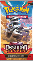 Pokemon 1 x SV3 Obsidian Flames Singles Booster Pack (Random Art)