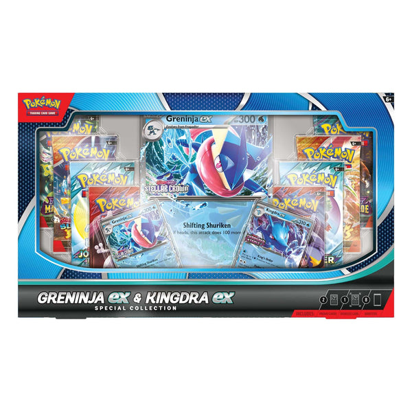 Pokemon Greninja Ex & Kingdra Ex Special Collection Box