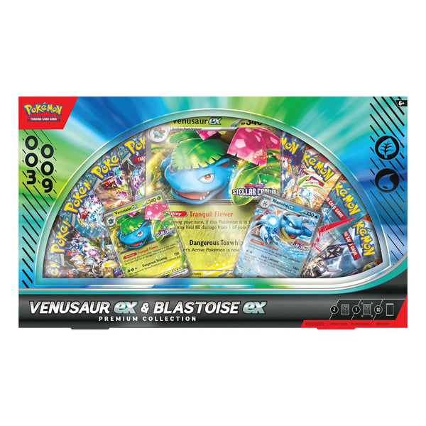 Pokemon Blastoise & Venusaur Ex Premium Collection Box