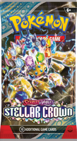 Pokemon 1 x SV7 Stellar Crown  Booster Pack (Random Art)