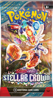 Pokemon 1 x SV7 Stellar Crown  Booster Pack (Random Art)