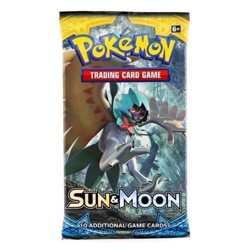 Pokemon 1 X S&M1 Sun & Moon Booster Pack (Random Art)