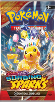 Pokemon 1 x SV8 Surging Sparks  Booster Pack (Random Art)