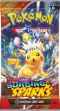Pokemon 1 x SV8 Surging Sparks  Booster Pack (Random Art)