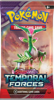 Pokemon 1 x SV5 Temporal Forces Booster Pack (Random Art)