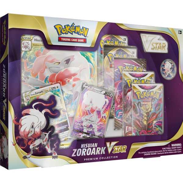 Pokemon Hisuian Zoroark VStar Premium Collection Box