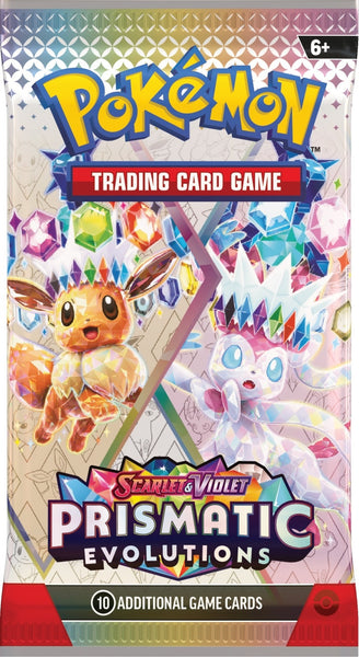 Pokemon 1 x SV8.5 Prismatic Evolutions Booster Pack (Random Art)