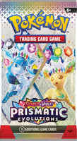 Pokemon 1 x SV8.5 Prismatic Evolutions Booster Pack (Random Art)