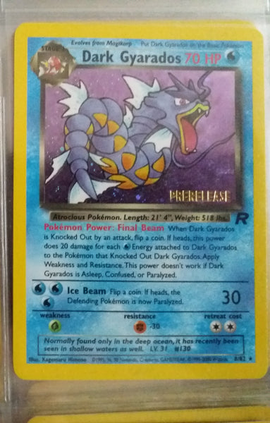 8/82 Pre-release Dark Gyarados Holo “Team Rocket” Nr. Mint – Mint