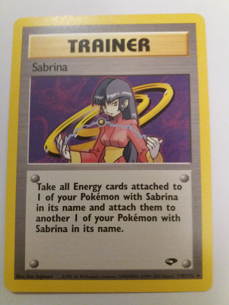 110/132 Sabrina Rare Gym Challenge Set Nr Mint - Mint