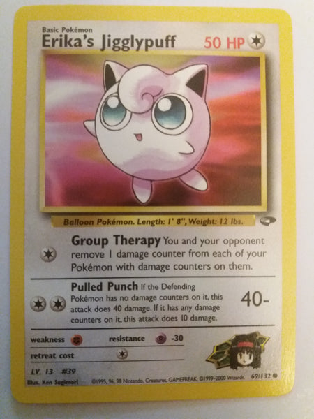 69/132 Erika's Jigglypuff Gym Challenge Set