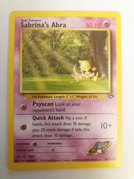 94/132 Sabrina's Abra Gym Challenge Set