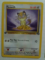 1st Ed 56/64 Meowth Jungle Set Near Mint - Mint