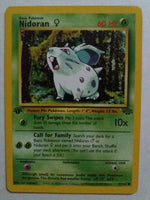 1st Ed 57/64 Nidoran Jungle Set Near Mint - Mint