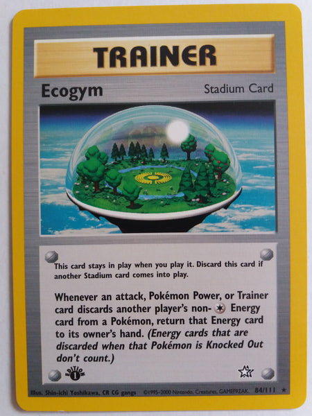 84/111 Ecogym Rare “Neo Genesis” 1st Edition Nr. Mint – Mint
