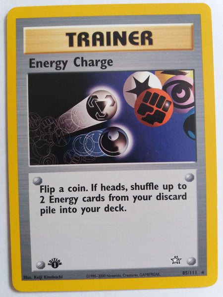 85/111 Energy Change Rare “Neo Genesis” 1st Edition Nr. Mint – Mint