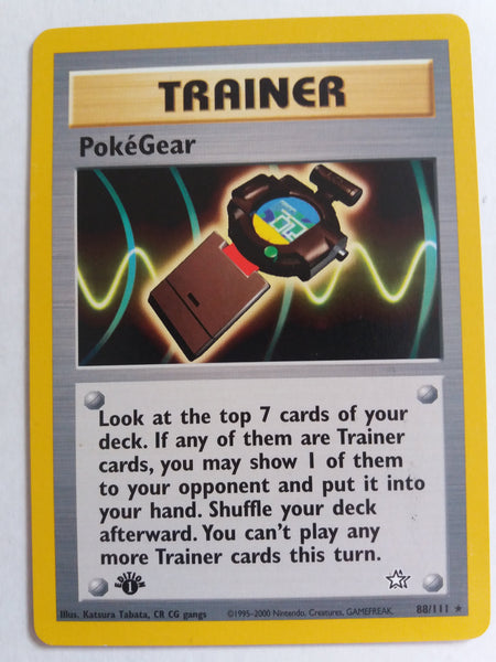 88/111 Pokegear Rare “Neo Genesis” 1st Edition Nr. Mint – Mint