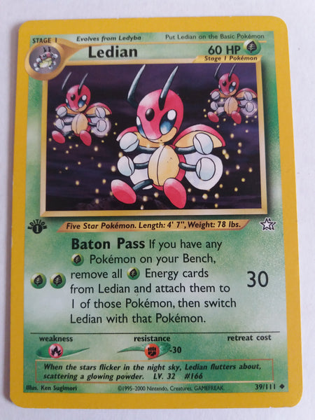 39/111 Ledian “Neo Genesis” 1st Edition Nr. Mint – Mint