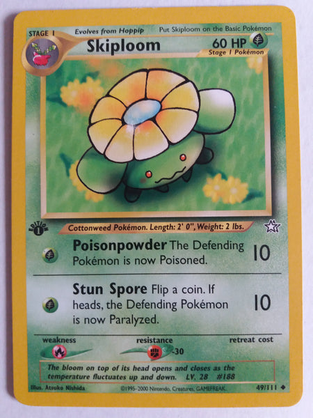 49/111 Skiploom “Neo Genesis” 1st Edition Nr. Mint – Mint