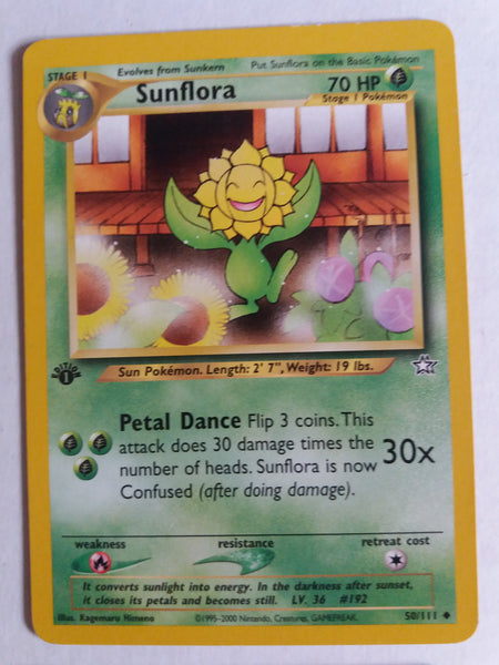 50/111 Sunflora “Neo Genesis” 1st Edition Nr. Mint – Mint