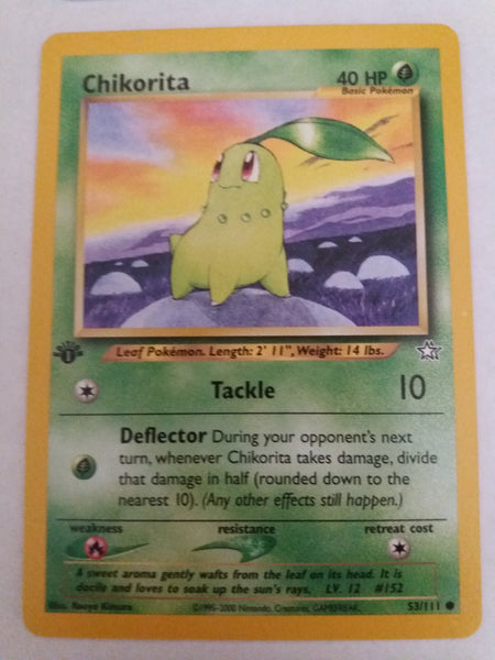 53/111 Chikorita “Neo Genesis” 1st Edition Nr. Mint – Mint