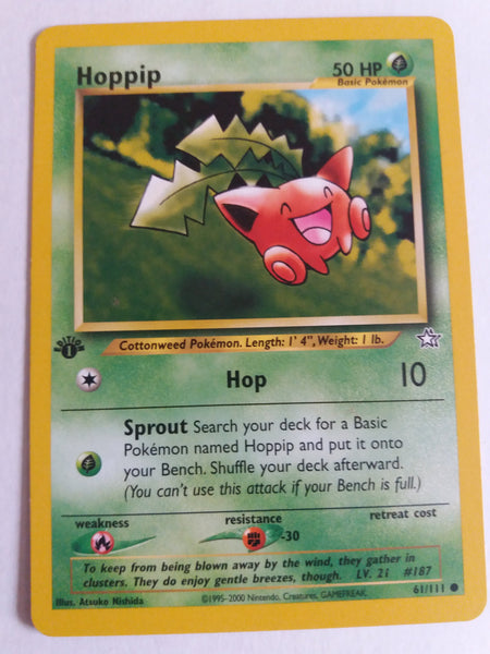 61/111 Hoppip “Neo Genesis” 1st Edition Nr. Mint – Mint