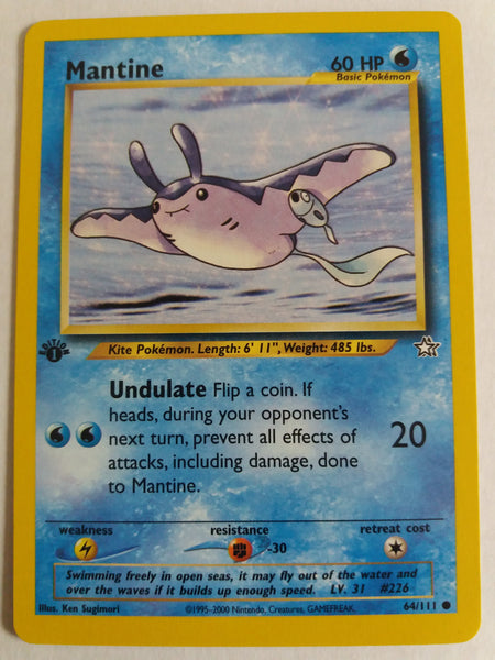 64/111 Mantine “Neo Genesis” 1st Edition Nr. Mint – Mint