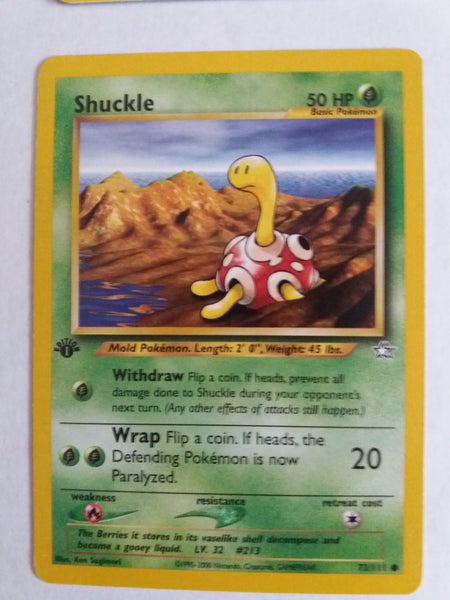 72/111 Shuckle “Neo Genesis” 1st Edition Nr. Mint – Mint