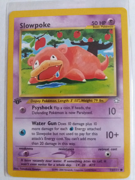 73/111 Slowpoke “Neo Genesis” 1st Edition Nr. Mint – Mint