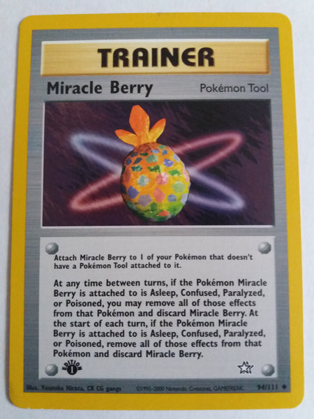 94/111 Miracle Berry “Neo Genesis” 1st Edition Nr. Mint – Mint