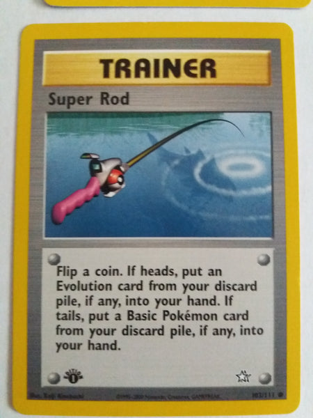 103/111 Super Rod “Neo Genesis” 1st Edition Nr. Mint – Mint