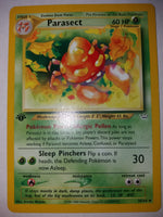 1st Ed 35/64 Parasect Neo Revelations Pokemon Card Nr Mint - Mint