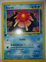 1st Ed 56/64 Staryu Neo Revelations Pokemon Card Nr Mint - Mint