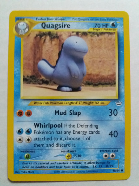 49/64 Qwilfish Neo Revelations Pokemon Card Nr Mint - Mint