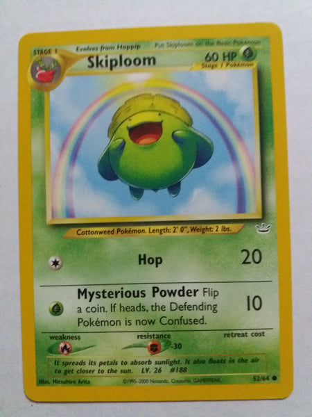 52/64 Skiploom Neo Revelations Pokemon Card Nr Mint - Mint